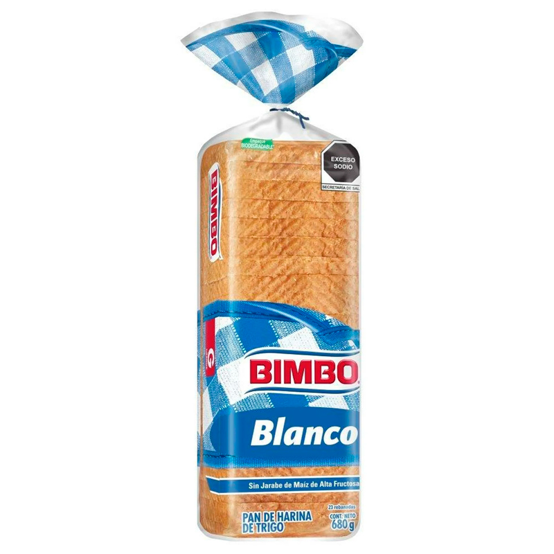 Pan blanco Bimbo extra grande 740 g
