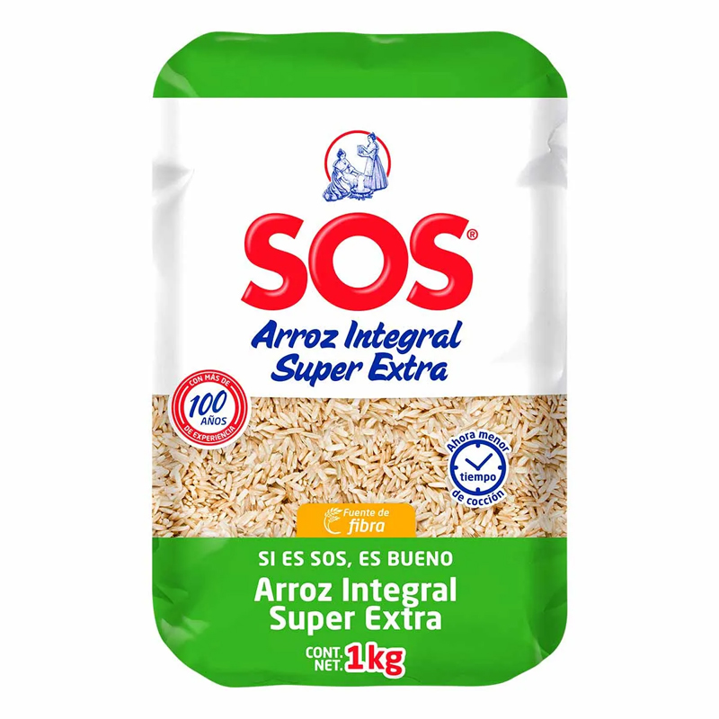 Arroz SOS integral súper extra 900 g - Fénix El Super de Casa
