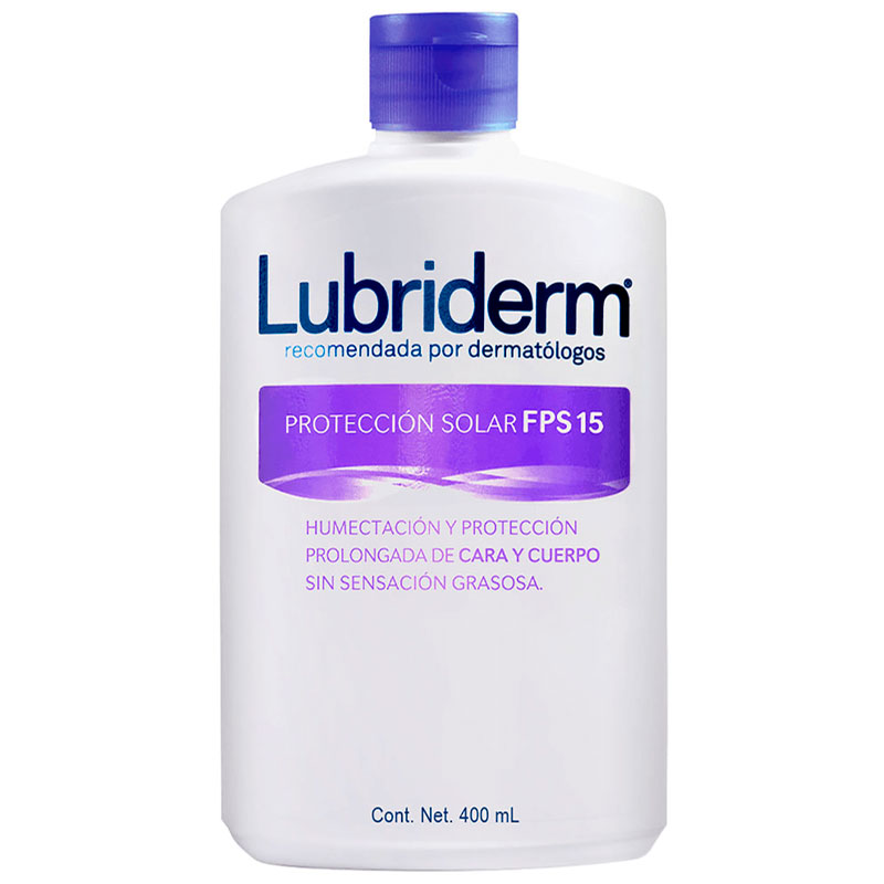 Suniderma Crema corporal Lubriderm protección solar UV 15, 400 ml - Fénix El ...